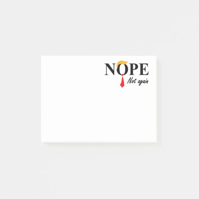 Notas Post-it® No. No Otra Vez. (Anverso)