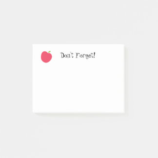 Notas Post-it® No olvidar 