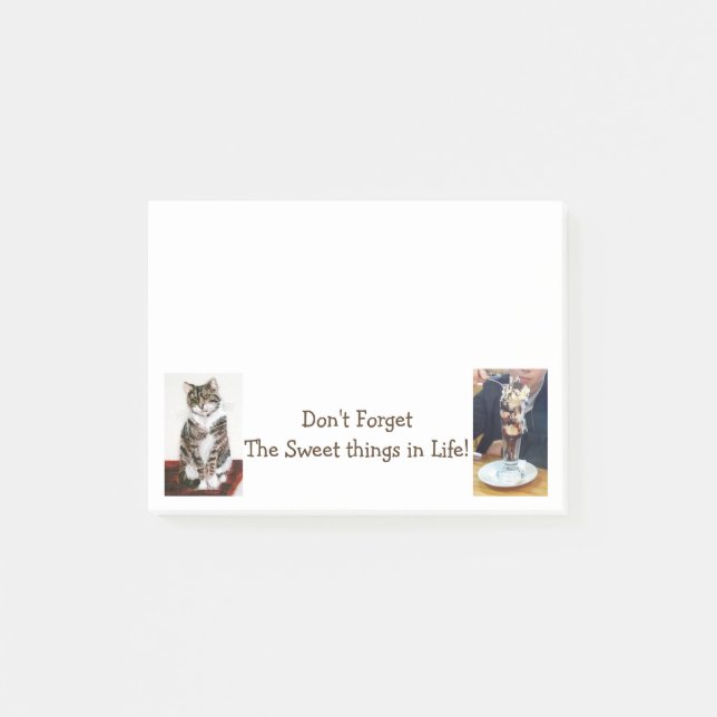 Notas Post-it® No olvidar la plantilla de fotos (Anverso)