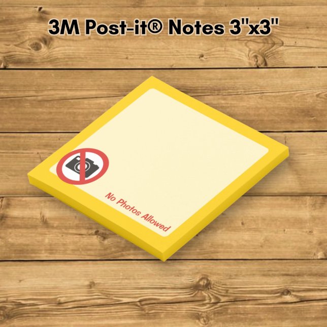 Notas Post-it® No se permiten fotos (Subido por el creador)