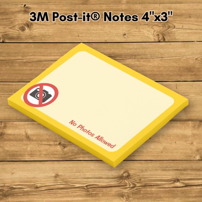 Notas Post-it® No se permiten fotos (Subido por el creador)