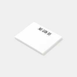 Notas Post-it® No se puede hacer