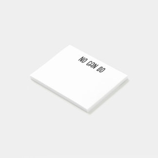 Notas Post-it® No se puede hacer