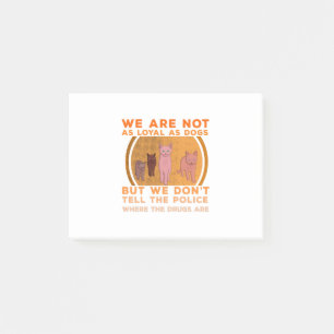 Notas Post-it® No somos tan leales como los perros
