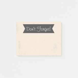 Notas Post-it® ¡No te olvides!