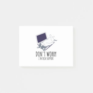 Notas Post-it® No te preocupes, estoy con el soporte técnico