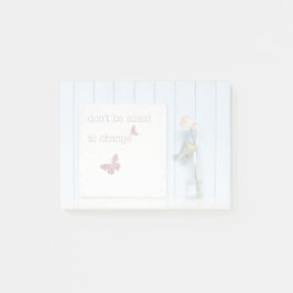 Notas Post-it® No tengas miedo de cambiar