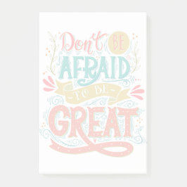 Notas Post-it® No tengas miedo de ser grande
