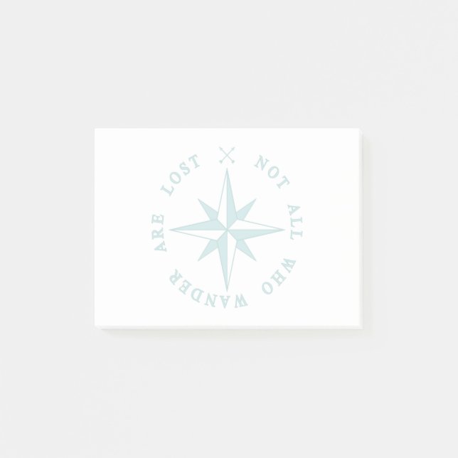 Notas Post-it® No Todos Los Que Despertan Están Perdidos (Anverso)