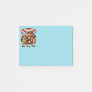 Notas Post-it® Noche de la película - Mejor Amigo del Furry - Gat