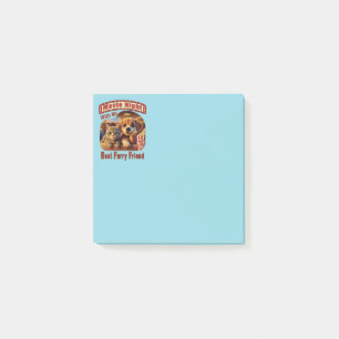 Notas Post-it® Noche de la película - Mejor Amigo del Furry - Gat