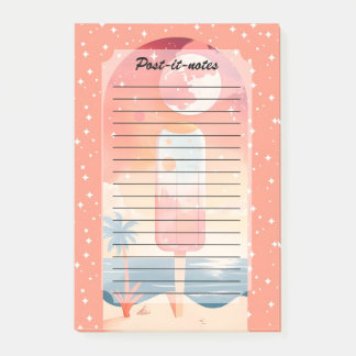 Notas Post-it® Noche tropical de verano estrellada