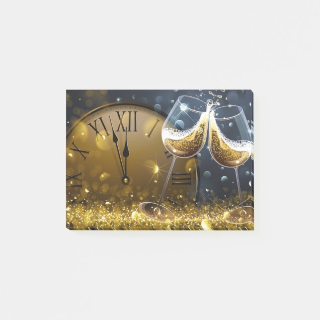 Notas Post-it® Nochevieja (Anverso)