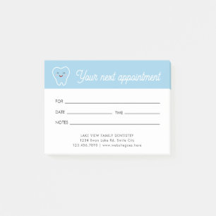 Notas Post-it® Nombramiento de dentista higienista dental
