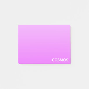 Notas Post-it® Nombre de color púrpura Cosmos