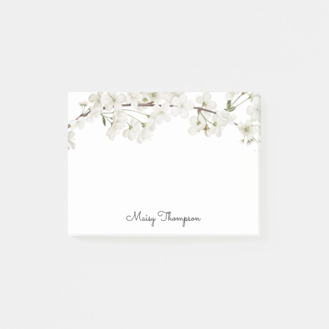 Notas Post-it® Nombre de Flor Hermosa (Anverso)