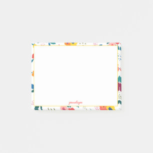 Notas Post-it® Nombre de guión de cordón de patrón de disquete