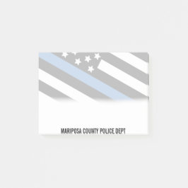 Notas Post-it® Nombre de oficial de bandera estadounidense delgad