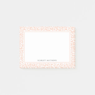Notas Post-it® Nombre del patrón de impresión del leopardo del