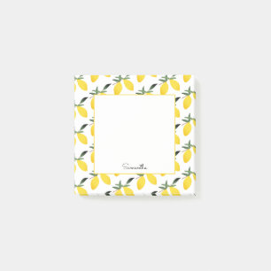 Notas Post-it® Nombre del patrón de limón