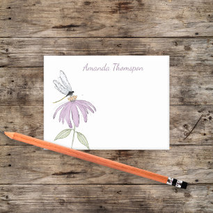 Notas Post-it® Nombre personalizado botánico acuarela simple