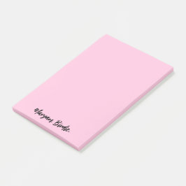 Notas Post-it® Nombre personalizado con adhesivo