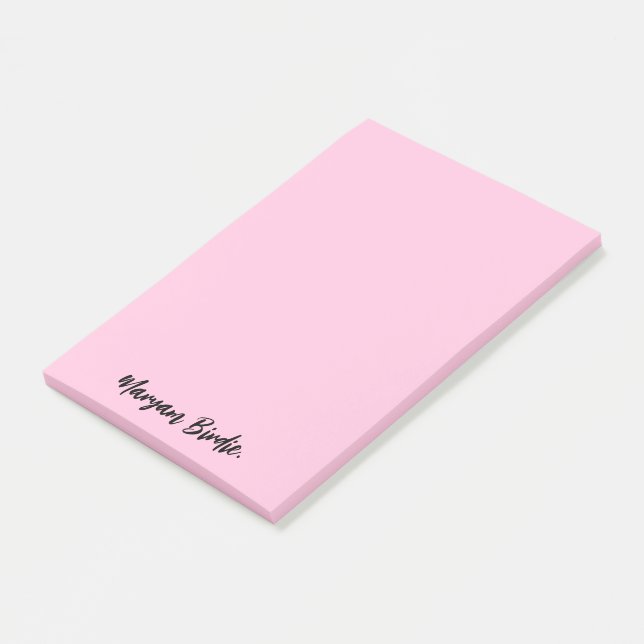 Notas Post-it® Nombre personalizado con adhesivo (En perspectiva)