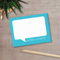 Nombre personalizado de la burbuja Aqua Blue and W
