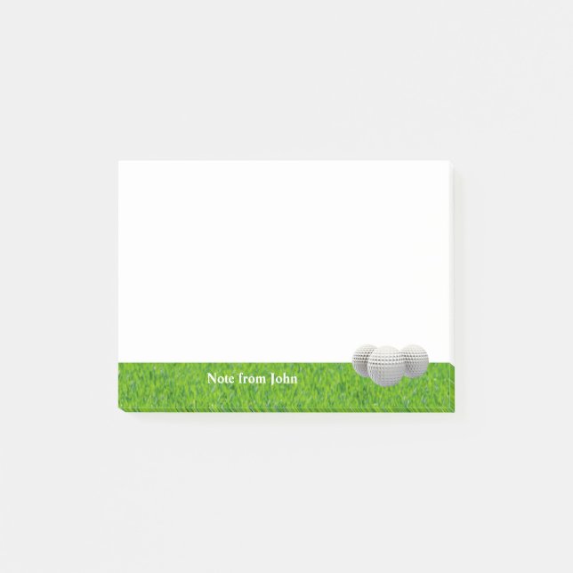 Notas Post-it® Nombre personalizado del campo de golf Grassland S (Anverso)
