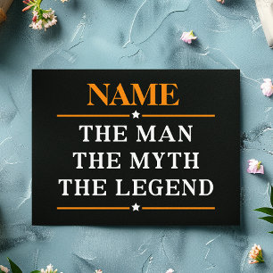 Notas Post-it® Nombre Personalizado El Hombre El Mito La Leyenda