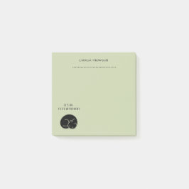 Notas Post-it® Nombre Personalizado Gato Durmiendo Está Bien Ser 
