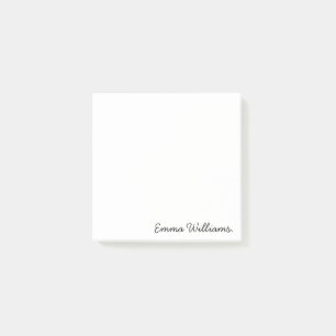 Notas Post-it® Nombre personalizado Minimalista color Pastel pers