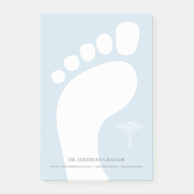 Notas Post-it® Nombre personalizado Podiatrist (Anverso)