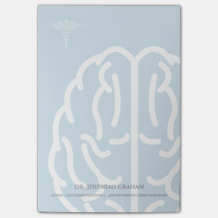Notas Post-it® Nombre personalizado psiquiatra del neurólogo el 