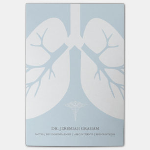 Notas Post-it® Nombre personalizado Pulmonologist