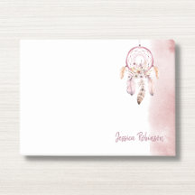 Nombre personalizado Script Boho Dream Catcher Wat