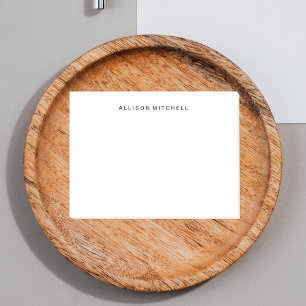 Notas Post-it® Nombre primario moderno minimalista