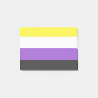 Notas Post-it® NonBinary Flag