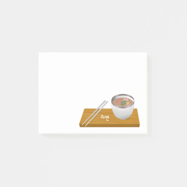 Notas Post-it® Noodle coreano (Anverso)