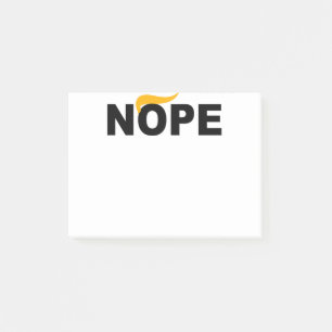 NOTAS POST-IT® NOPE ANTI TRUMP