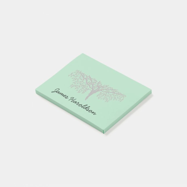 Notas Post-it® Nota: Árbol de familia con nombre (En perspectiva)