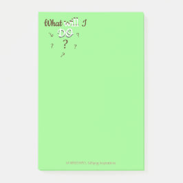 Notas Post-it® Notable Inspiración: "¿Qué haré?"