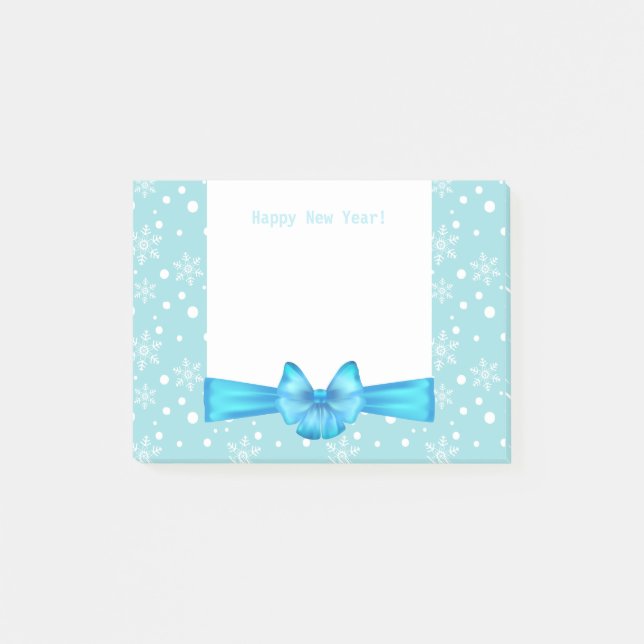 Notas Post-it® ¡Notas de post-it - Felices Navidad y Feliz Año (Anverso)