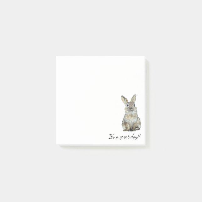 Notas Post-it® Note - Cute Bonnie Bunny (Anverso)