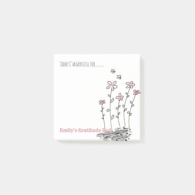 Notas Post-it® Notelets personalizados de gratitud - Escribir y p (Anverso)