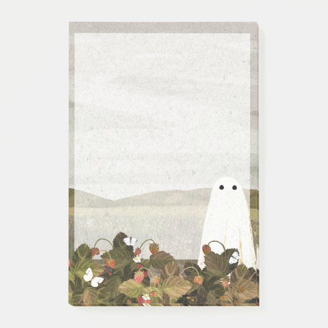 Notas Post-it® Notepad de campos de fresa (Anverso)