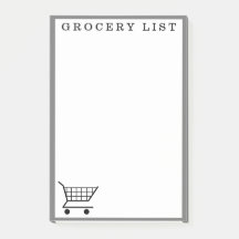 Notepad de compras de la lista de productos de sup
