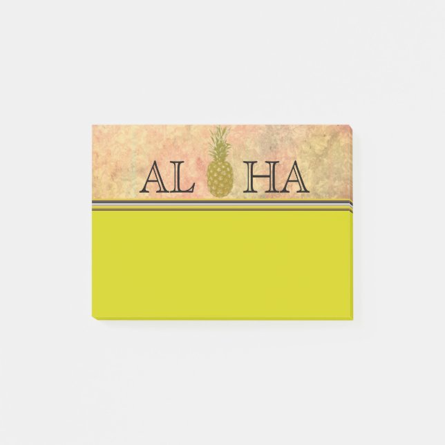 Notas Post-it® Notepad de piña (Anverso)