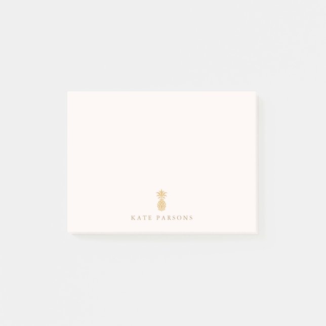 Notas Post-it® Notepad de piña (Anverso)
