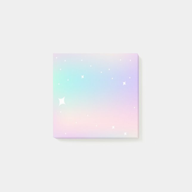 Notas Post-it® Notepad Pastel Galaxy (Anverso)